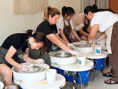 Get messy with clay, bring your favourite bottle of vino and enjoy a clay and sip experience as you learn a new skill. F...