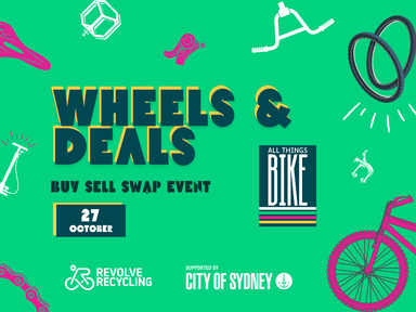 Join us for our Swap Meet of all things bicycle at Revolve Recycling