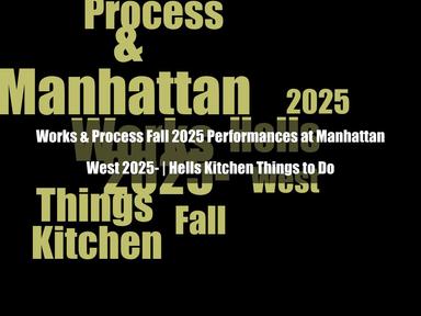 Manhattan West is home to a free, outdoor Works & Process performance series