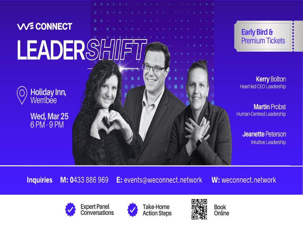 Wyndham Entrepreneur Connect Presents LEADERSHIFT 2026 | What's on in Werribee