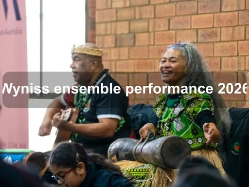 Enjoy an immersive musical experience filled with cultural storytelling and vibrant melodies from the Wyniss ensemble