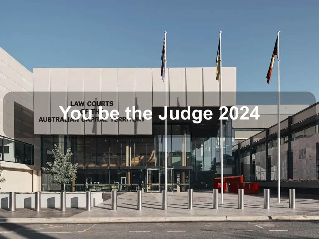 You be the Judge 2024 | What's on in Canberra