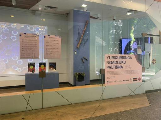 A special exhibition in the City of Adelaide ART POD extends their celebration of the launch of the Kaurna songbook 'Yur... A special exhibition in the City of Adelaide ART POD extends their celebration of the launch of the Kaurna songbook 'Yur...