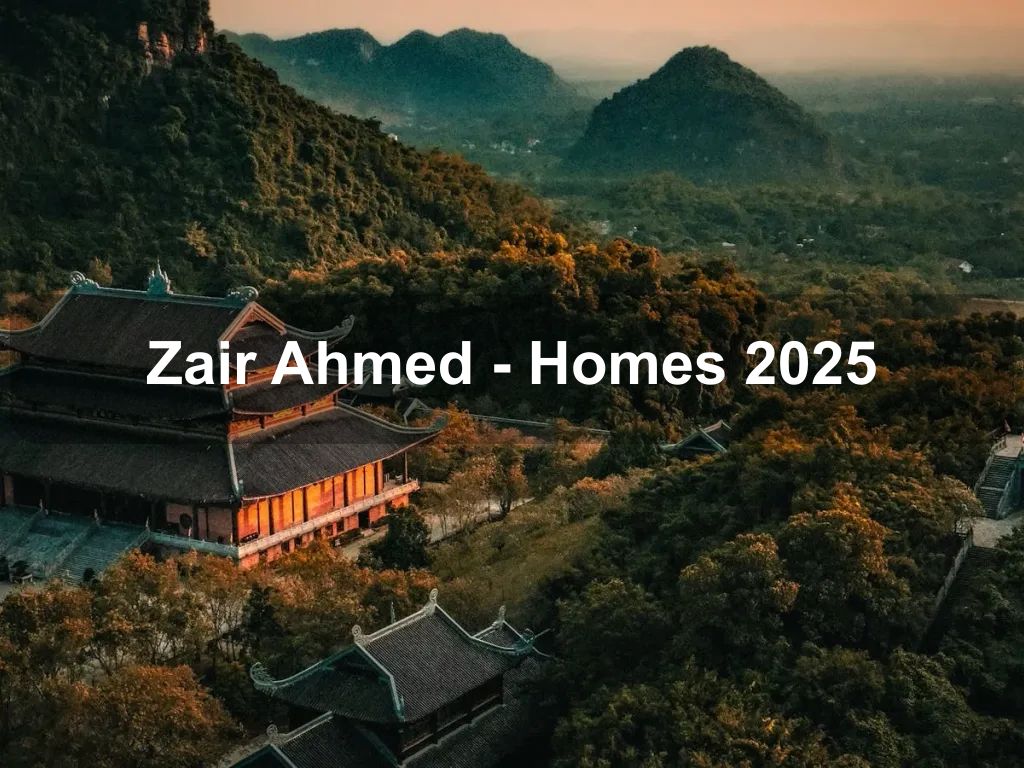 Zair Ahmed - Homes 2025 | What's on in Holt